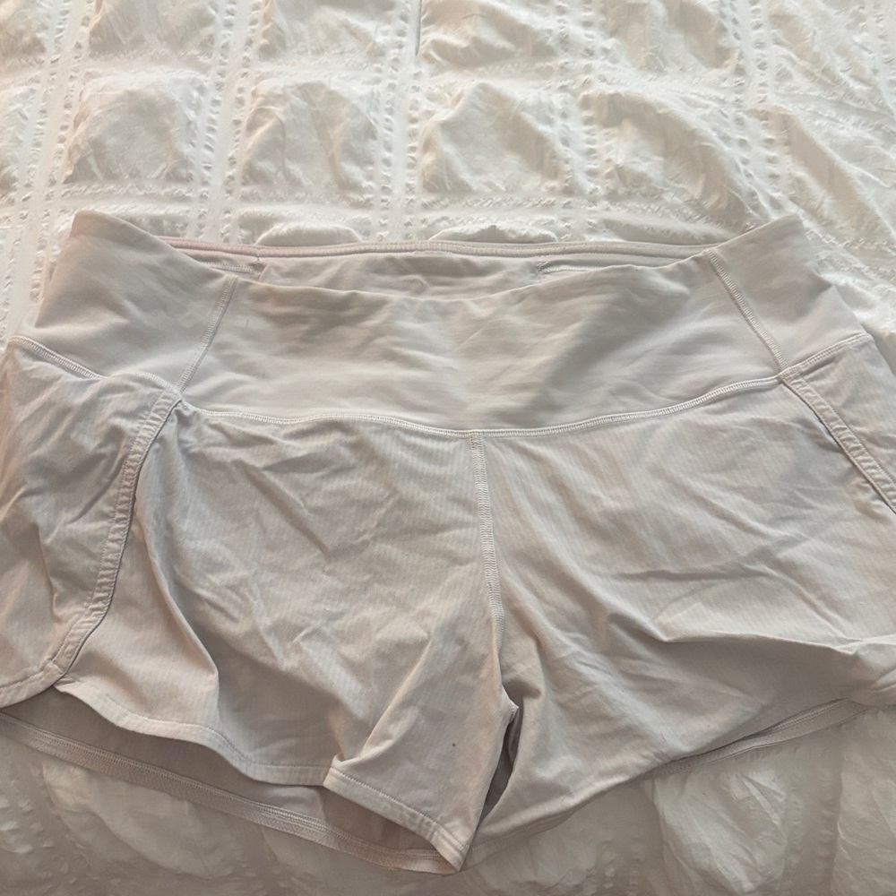 lululemon athletica Light Gray Athletic Shorts